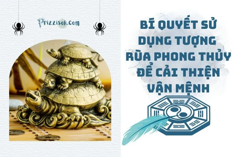 Bí quyết sử dụng tượng Rùa phong thủy để cải thiện vận mệnh 2025