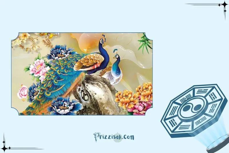 Các đặc điểm nổi bật của tranh chim công phong thủy