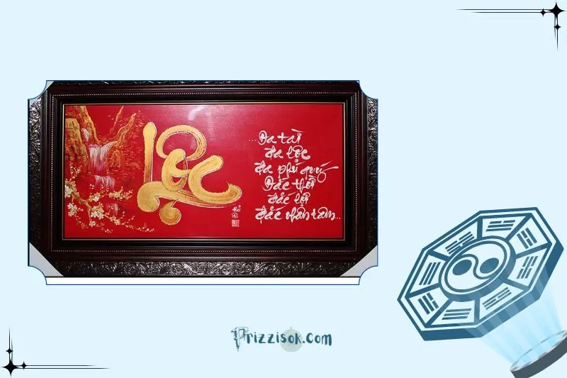 Các loại tranh chữ Lộc phổ biến và đặc điểm của từng loại