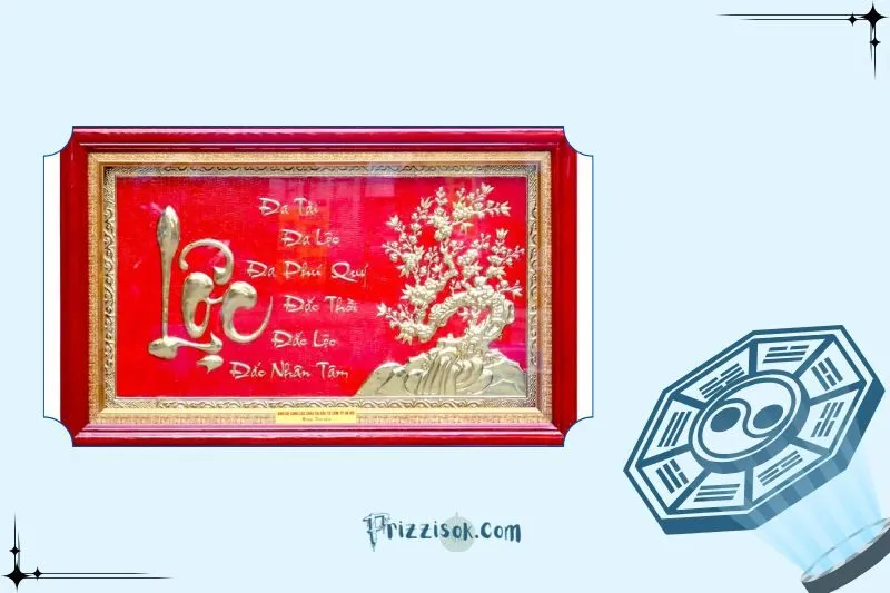 Cách treo tranh chữ Lộc để thu hút tài lộc và may mắn