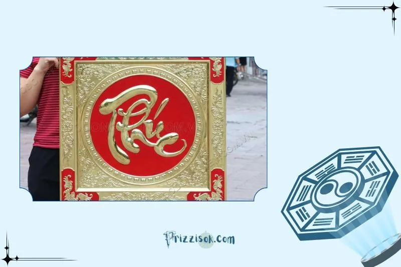 Khái niệm về tranh chữ Phúc phong thủy