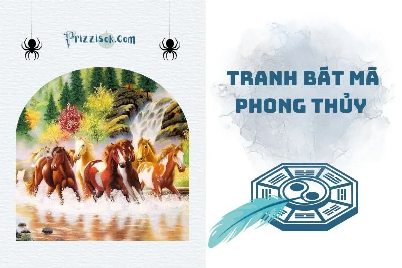 Tranh Bát Mã Phong Thủy 2025: Ý Nghĩa, Cách Treo Và Lưu Ý