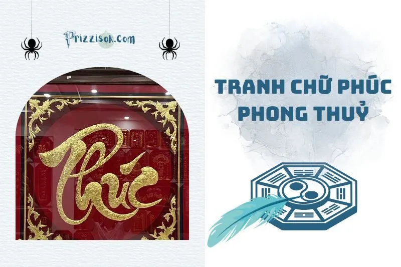 Tranh chữ Phúc phong thủy 2025: Ý nghĩa, cách treo và công dụng