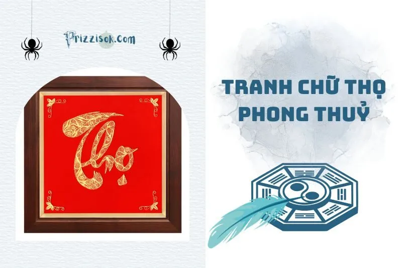 Tranh chữ Thọ phong thủy 2025: Ý nghĩa, cách treo và mẫu đẹp