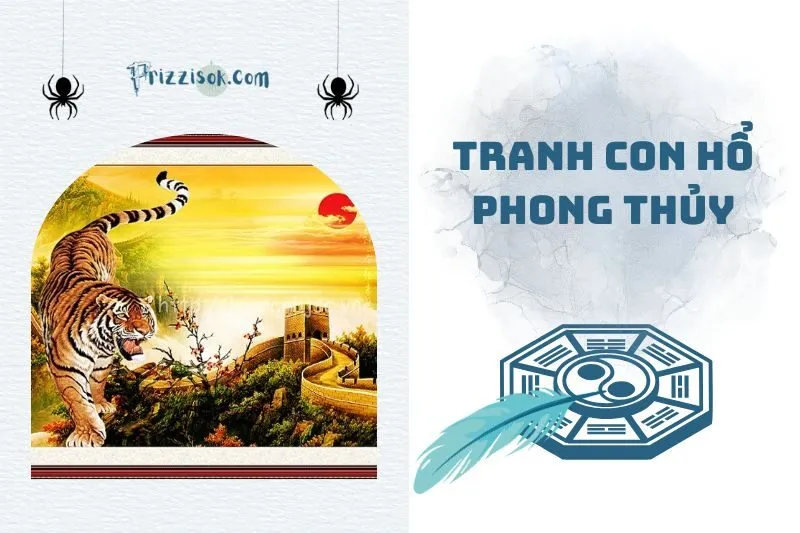 Tranh con hổ phong thủy 2025: Cách treo, ý nghĩa và hợp tuổi