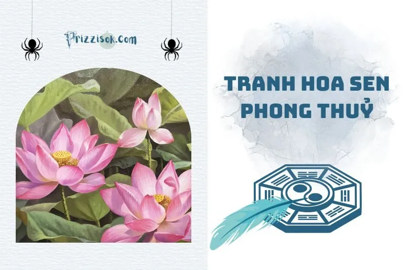 Tranh hoa sen phong thủy 2025: Ý nghĩa, cách chọn và bài trí