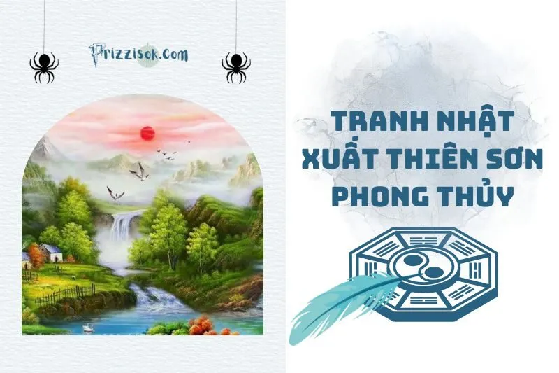 Tranh Nhật Xuất Thiên Sơn Phong Thủy 2025: Ý Nghĩa Và Cách Treo