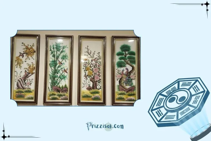 Tranh treo phòng khách phong thủy là gì?