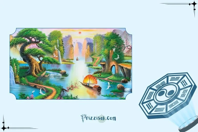 Treo tranh phong thủy theo từng không gian