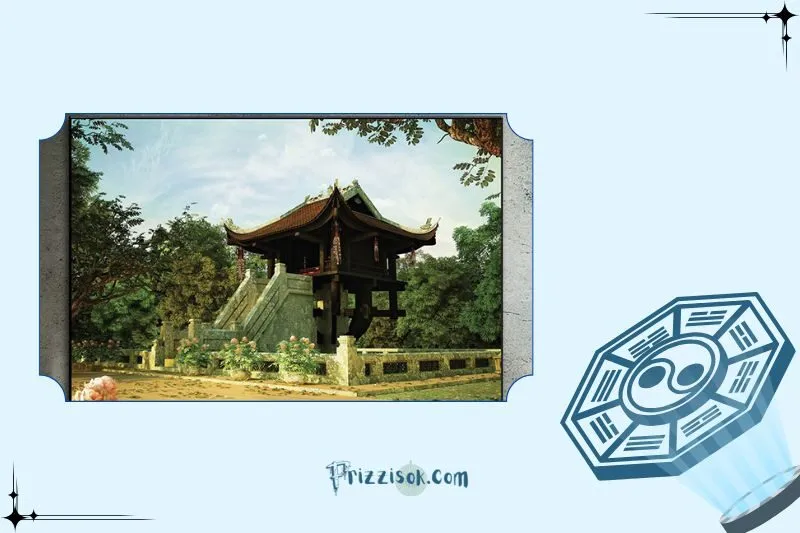Treo tranh trong phòng thờ
