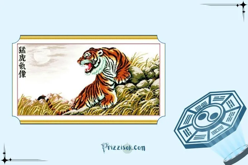 Ý nghĩa của tranh con hổ phong thuỷ